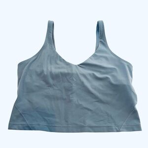 Lululemon Align Crop Top Tank In Blue Linen Size 10